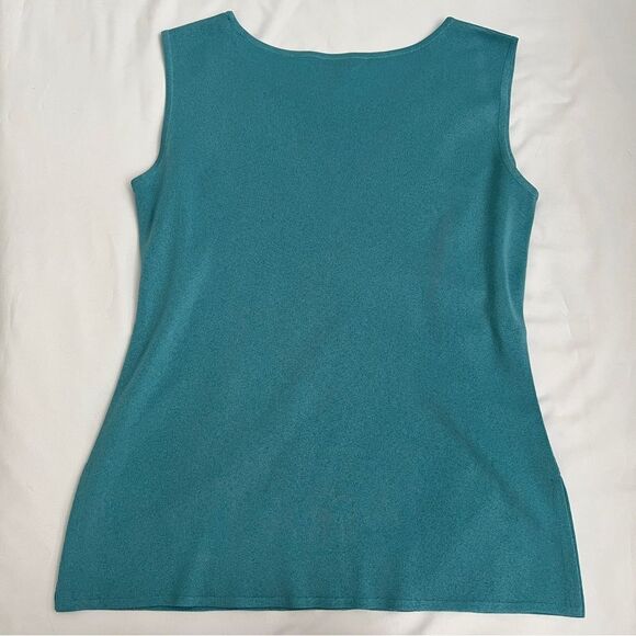 Misook Exclusively teal blue tank top women’s size XS - Picture 4 of 4